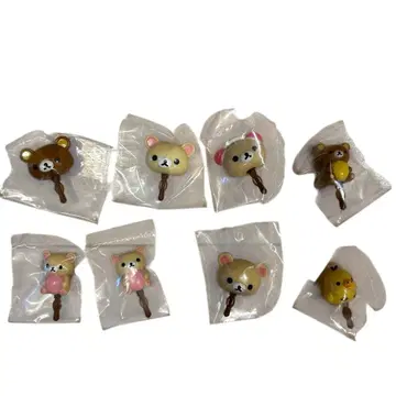 리락쿠마 코리락쿠마 키이로이토리 이어폰 잭 묶음 판매 8개