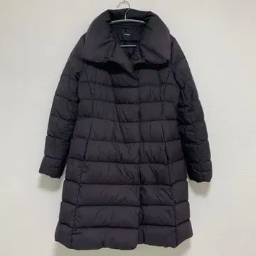 띠어리 럭스 다운 자켓 코트 플라스테 블랙 M