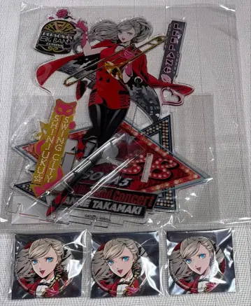 페르소나 5 P5BB 콘서트 페르콘 아크릴 스탠드 캔뱃지 타카마키 안