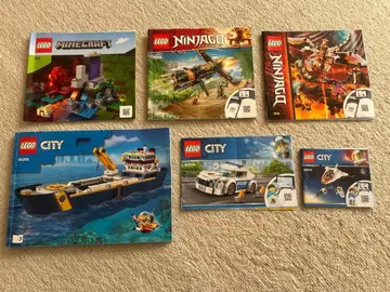 LEGO 부품과 설명서 세트