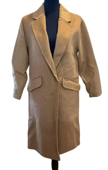 체스터 코트 여성용 롱 코트 트렌치코트 두꺼운 원단