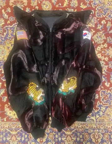 vintage souvenir Korean jacket 스카잔