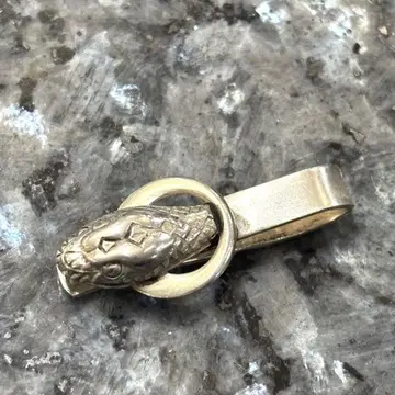 빈티지 델피노 (Delfino) 실버 925 뱀머리 클립 멕시코제