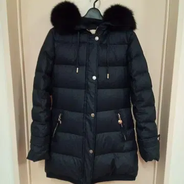 La Mode 블랙 다운 자켓 38 인디고 블랙