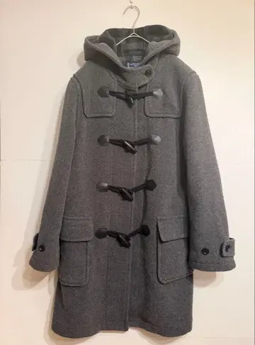 OLIVE des OLIVE School 더플 코트 그레이 안감 체크