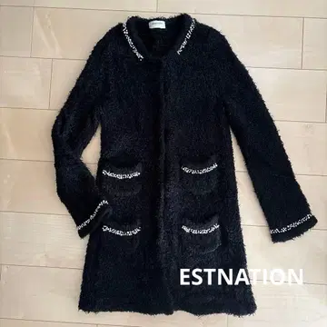 ESTNATION 모헤어 코트 코트