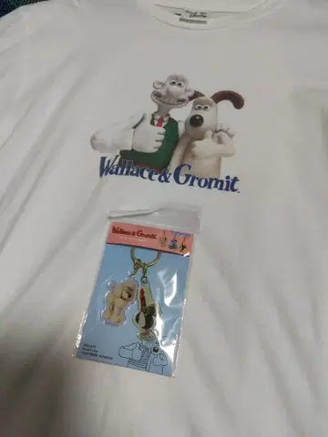 월레스와 그루밋 T셔츠 키링