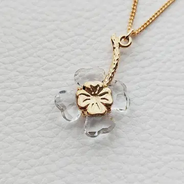 SWAROVSKI 스와로브스키 목걸이 네잎 클로버 크리스탈