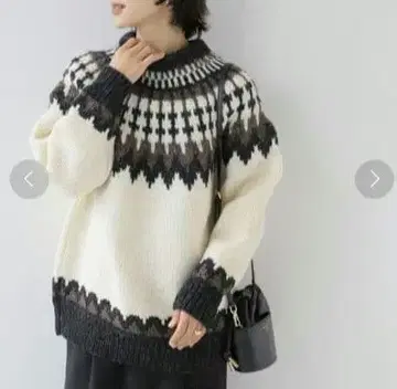 JOURNALSTANDARD relume 네팔 핸드 니트 큐신 풀오버