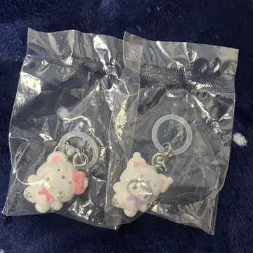 산리오 메지루시 액세서리 포근포근 스노우 쿠로미 헬로키티 세트