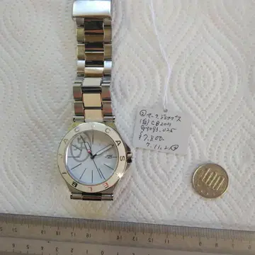 MARC JACOBS, CB2001 실버/화이트 손목시계