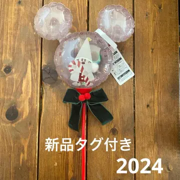 택 포함 새상품 디즈니 손잡이 벌룬 리루린린 크리스마스 2024