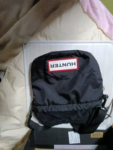 HUNTER 블랙 숄더백