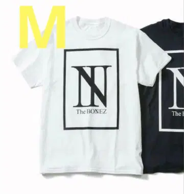 미개봉 The BONEZ N 로고 티셔츠 화이트 M 사이즈