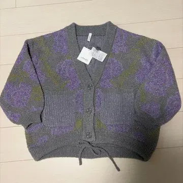 LUPILIEN 꽃무늬 니트 가디건 F 사이즈
