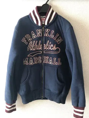 FRANKLIN MARSHALL 집업 바시티 자켓 네이비