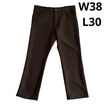 80s 90s USA Lee 슬랙스 W38 L30 짙은 갈색 부츠컷