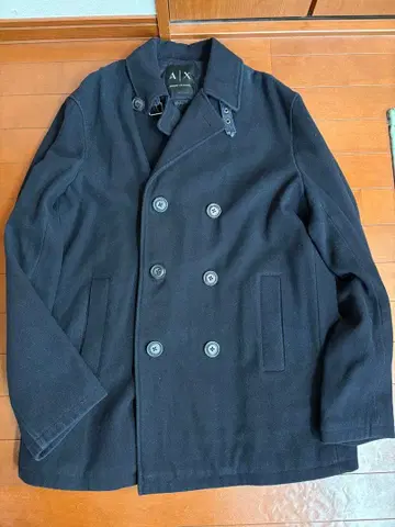 AIX 네이비 울 피코트