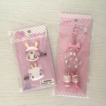 산리오 메조피아노 마스코트 앞머리 클립 키티 베리에