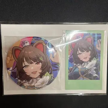 이누이 토코 생일 굿즈 2025 금박 캔뱃지 & 폴라로이드풍 카드