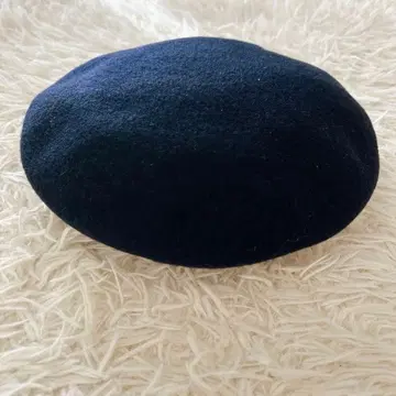 새상품급 KIJIMA TAKAYUKI 키지마 타카유키 베레모 네이비 울