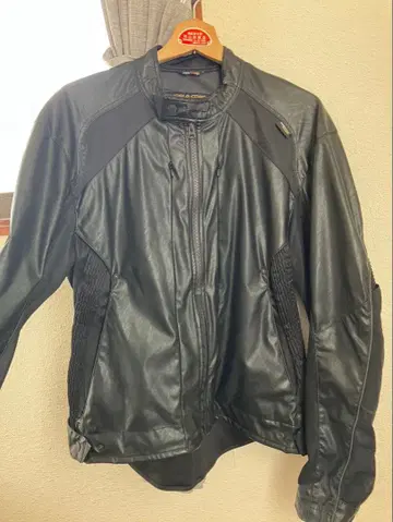 FIELD CORE 블랙 가죽 자켓 3L