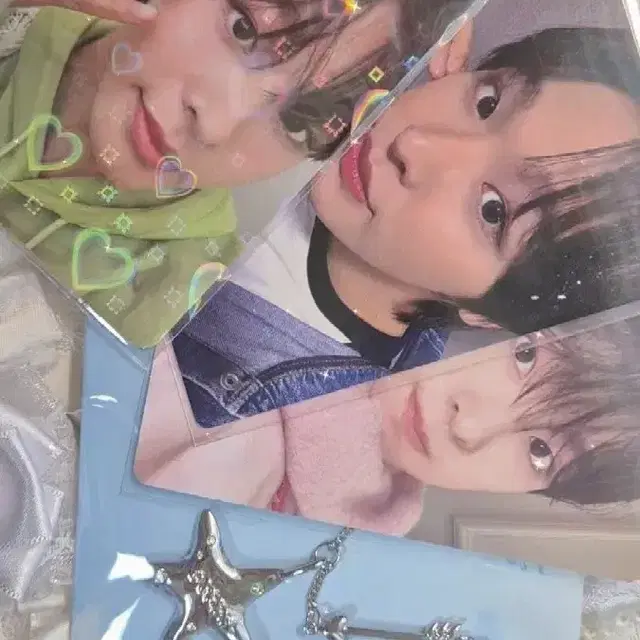 엔시티 위시 리쿠 포카 목걸이 일괄 엔위시 팝업 MD 공식 쿠리 앨범