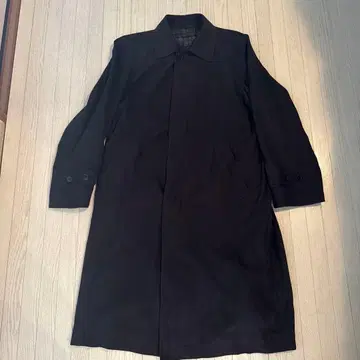 블랙 (그레이보다) 스텐카라 코트 뒷면 버튼 포함