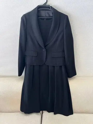 라쿠텐 구매 블랙 포멀 상복 원피스 수트 자켓 블랙 긴팔