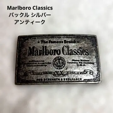 [ 레어 ] Marlboro Classics 버클 실버 앤티크