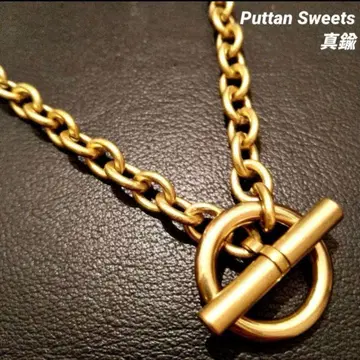 놋쇠 서클 오벌 목걸이 S1121