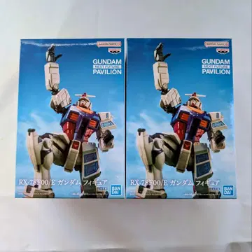 오사카 만박 건담 RX-78F00/E GUNDAM 피규어 2세트
