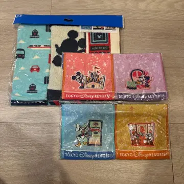 도쿄 디즈니 리조트 캐릭터 타월 세트