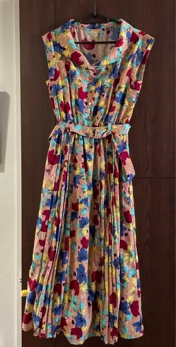 풀 스튜디오 아리비에 꽃무늬 플라워 롱 원피스 38 사이즈