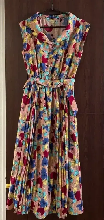 풀 스튜디오 아리비에 꽃무늬 플라워 롱 원피스 38 사이즈