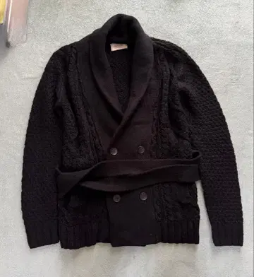 ELEVEN PARIS 블랙 가디건 남성용 M