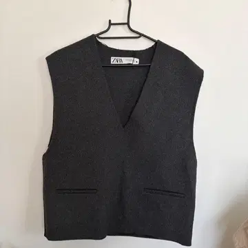 ZARA 그레이 베스트 XS