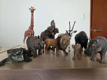 슐라이히 동물 피규어 9개 세트