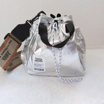 새상품급 java 자바 콜라보 자카드 테이프 2WAY 복조리 숄더백