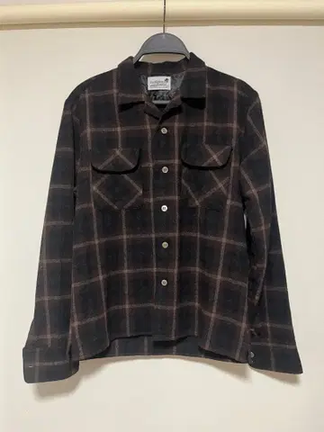 Corefighter 옴브레 체크 울 셔츠 일본제 사이즈 S