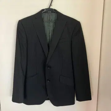 A.S.M 블랙 스트라이프 비즈니스 정장 자켓
