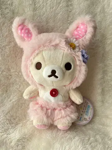 코리락쿠마 모으는 봉제 인형 꽃밭의 작은 아기 토끼