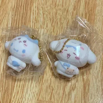 치이카와 산리오 시크릿 플로키 마스코트 참 하치와레 시나몬