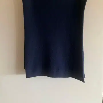 캐시미어 100% 유나이티드 애로우즈 캐시미어 니트 스톨 네이비 대형