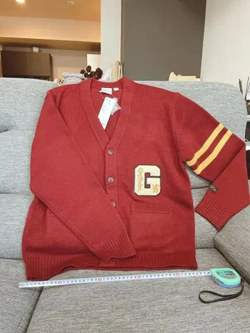 퀴디치 호그와트 빨간 니트 가디건