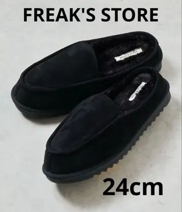 프릭스스토어 페이크 무스탕 슬립온 로퍼 모카신