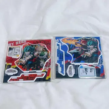 히로아카 원화전 명장면 디오라마 아크릴 스탠드 미도리야 바쿠고 토도로키