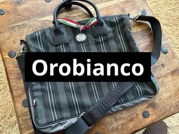 이탈리아제 오로비안코 스트라이프 백 Orobianco