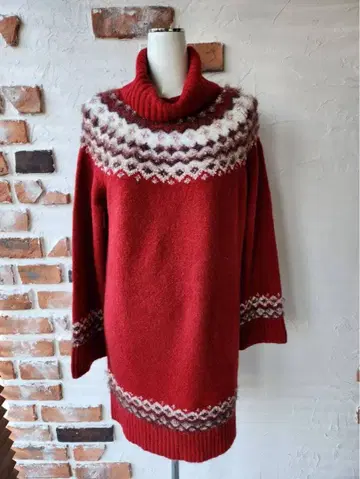 택 포함 새상품 MERCURYDUO 니트 튜닉 원피스 2