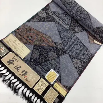 기모노 옷감, , 리메이크 소재, 순수 실크 P953